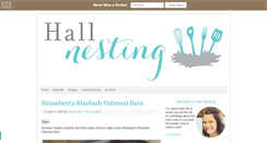 Desktop Screenshot of hallnesting.com