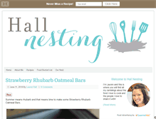 Tablet Screenshot of hallnesting.com